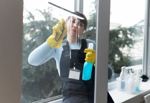 Nettoyage de vitres intérieures et extérieures à Saclas